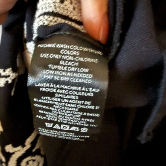 Free People Lace Embroidered Denim Buttondown Shirt - Picture 9 of 12